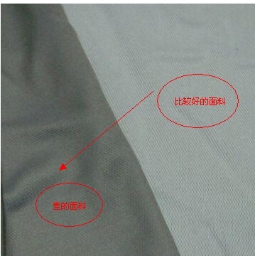 面料对比 面料对比