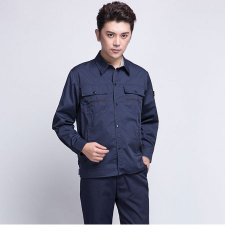 藏青色汽车维修工作服