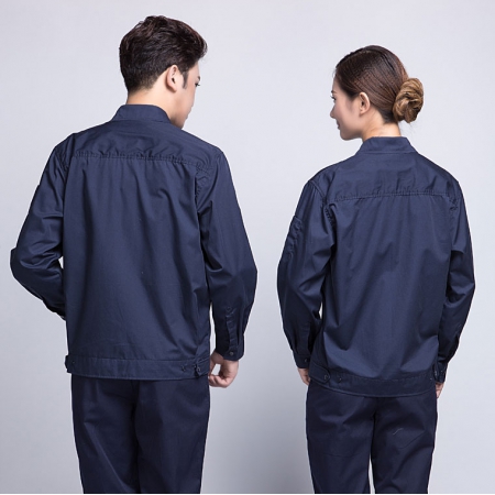 藏青色汽车维修工作服
